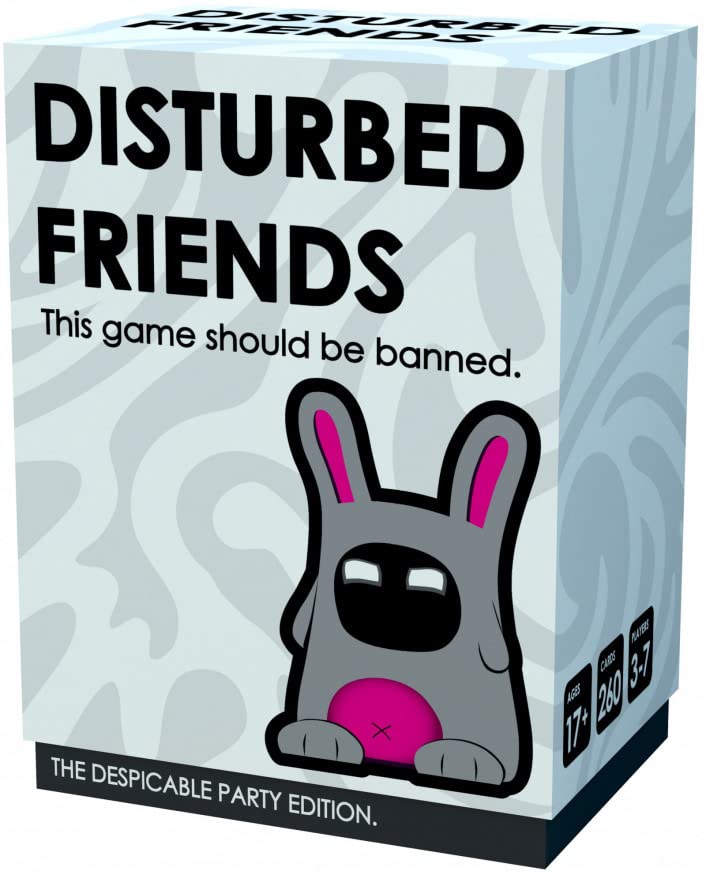 Disturbed Friends | The Despicable Party Edition | A great party game to play with friends | Find out how disturbed your friends actually are!