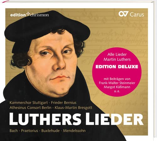CD cover featuring a portrait of Martin Luther in a black cap.