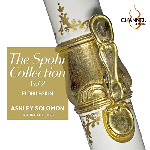 CD cover featuring a gold flute detail and text: “The Spohr Collection, Vol. 2”.