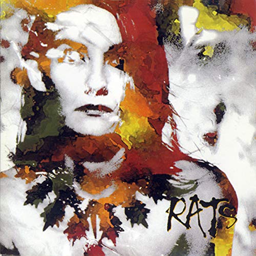 "Album cover art featuring a painted portrait of a woman, with 'Rats' written at the bottom."