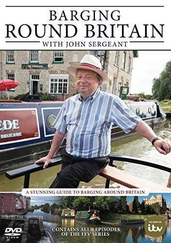 DVD cover featuring John Sergeant on a canal boat in Britain.