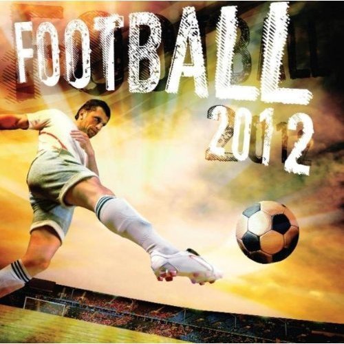 "CD case cover with soccer player kicking a ball, 'FOOTBALL 2012' text."