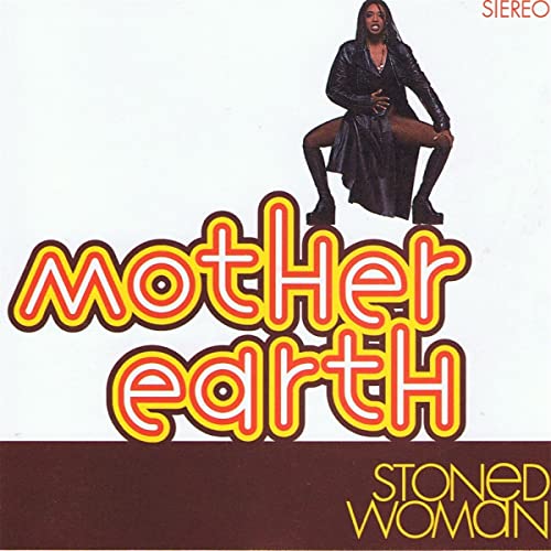 Album cover featuring a woman in a leather coat and bold text.