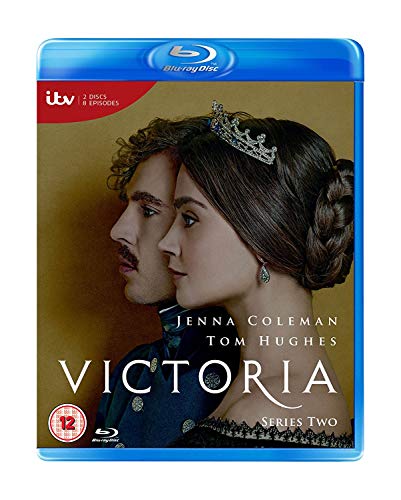 "Blu-ray case for 'Victoria Series 2' featuring a man and woman in royal attire."