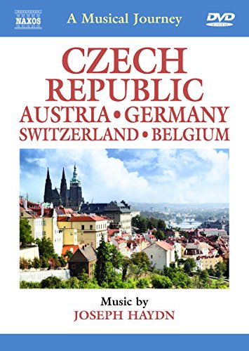DVD cover featuring a cityscape of Prague and text “Haydn: Czech Republic.”