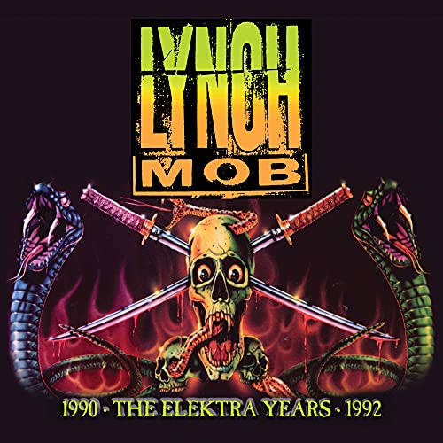 Lynch Mob CD cover: skull, snakes, crossed swords, and band logo.