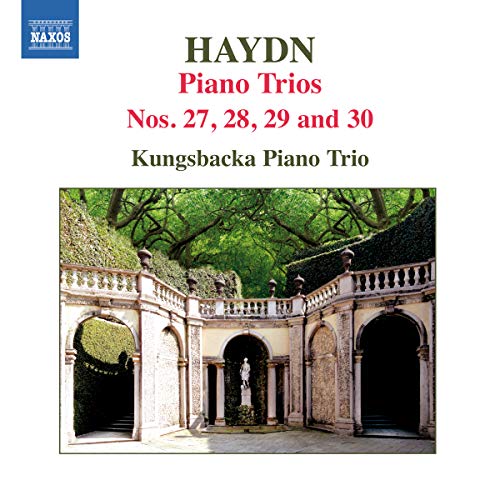 CD cover for Haydn piano trios performed by Kungsbacka Piano Trio.