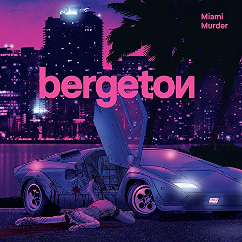 CD cover: neon cityscape, sports car, and a figure on the ground.