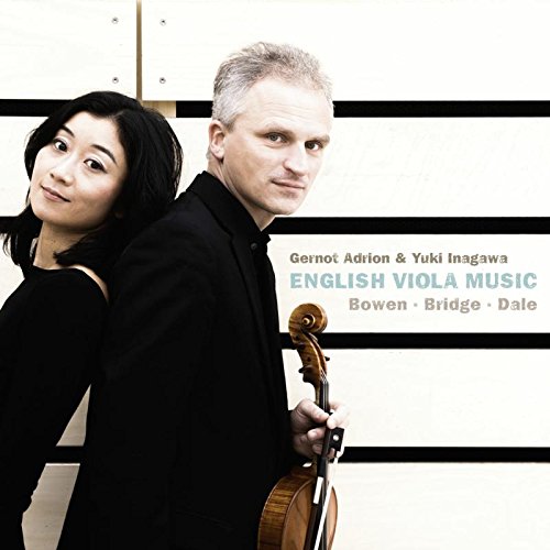 CD album cover with man holding viola and woman standing beside him.