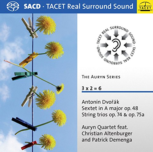 CD cover: dandelions on a clothesline, text listing Dvorak’s Sextet.
