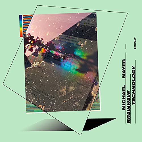 Album cover for Michael Mayer’s “Brainwave Technology” with abstract, colorful imagery.