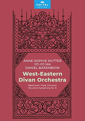 DVD case with a cover featuring Beethoven's name and title "Triple Concerto" on a background.