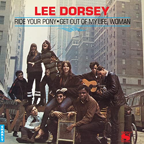 Lee Dorsey album cover featuring a group of people in a city street.