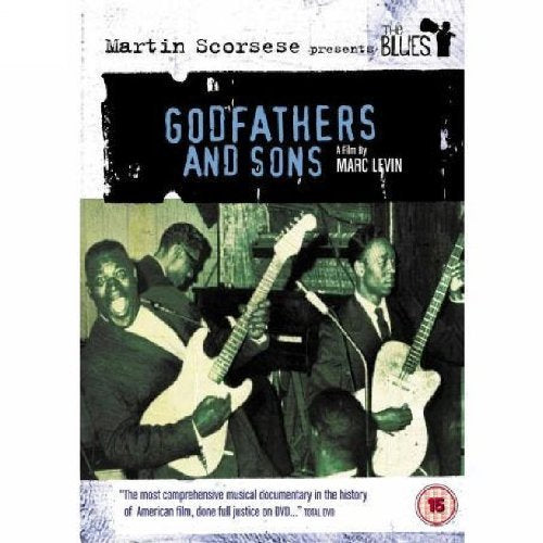 DVD cover for "Godfathers and Sons" with musicians playing guitars, aged black and white image.