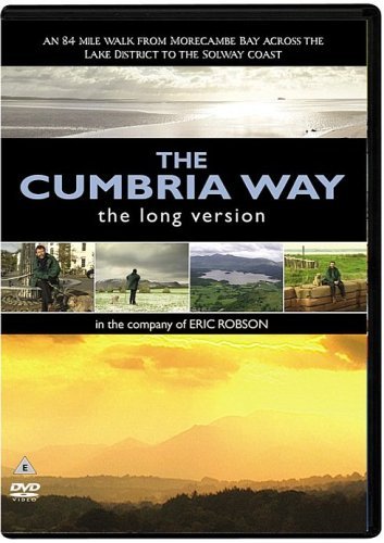 DVD cover for "The Cumbria Way" with scenic images and title text.