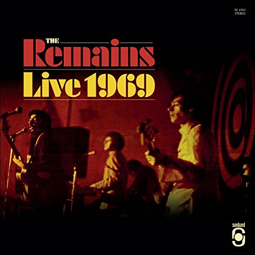 Vinyl record cover: "The Remains - Live 1969" featuring a band performing.