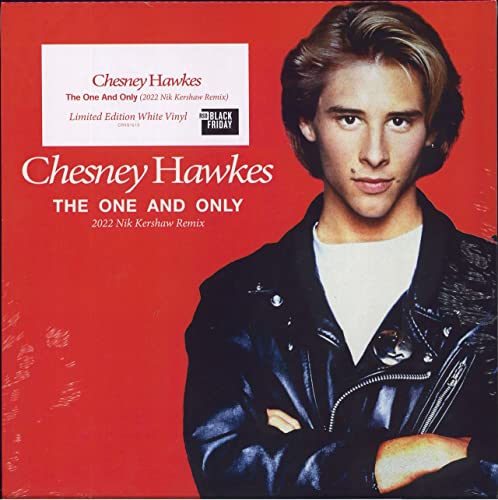 Chesney Hawkes album cover featuring the artist in a leather jacket.