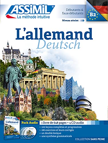 Various - L'Allemand (Book + 4CD Audio) (Sans Peine): Avec 1 livre
