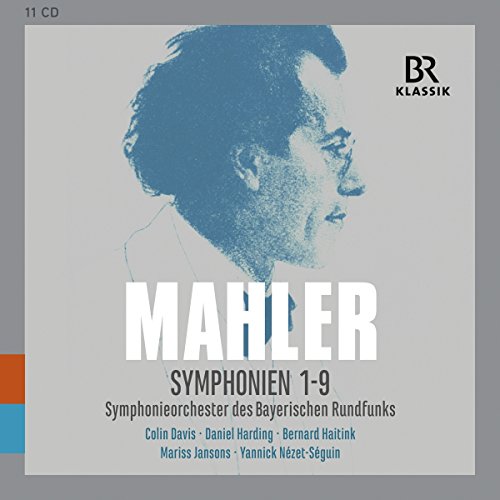 11-CD box set of Mahler symphonies with a portrait of Gustav Mahler.