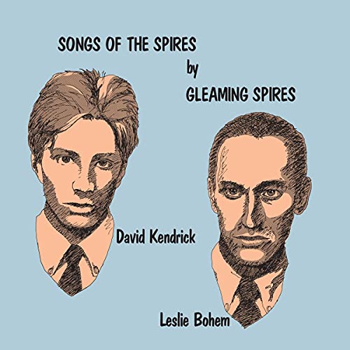 CD cover with sketched portraits of David Kendrick and Leslie Bohem.