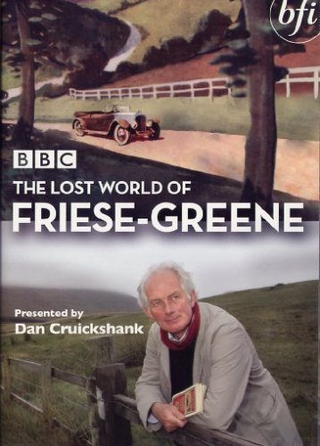 DVD cover for “The Lost World of Friese-Greene” with portrait and car.
