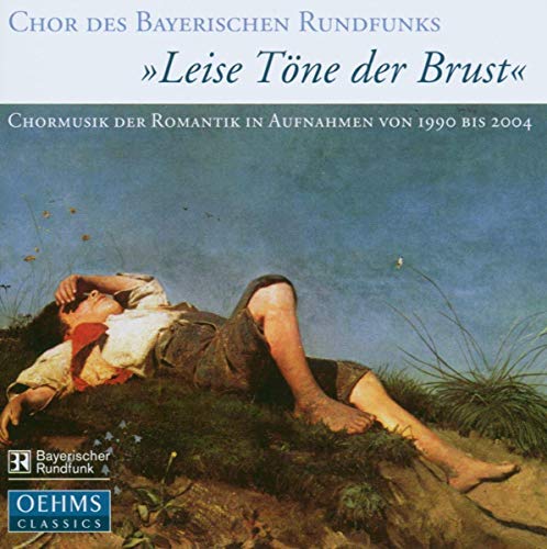 CD cover: painting of a reclining man in a field, choral music.
