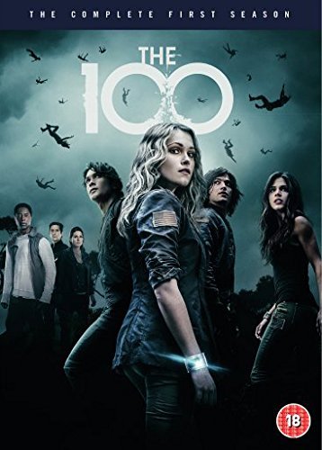 DVD cover for "The 100" featuring a group of people in dark clothing.