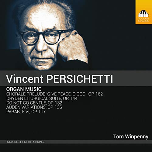 CD cover featuring a portrait of composer Vincent Persichetti.