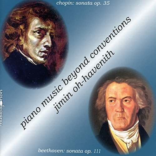 CD cover featuring portraits of Beethoven and Chopin with text.