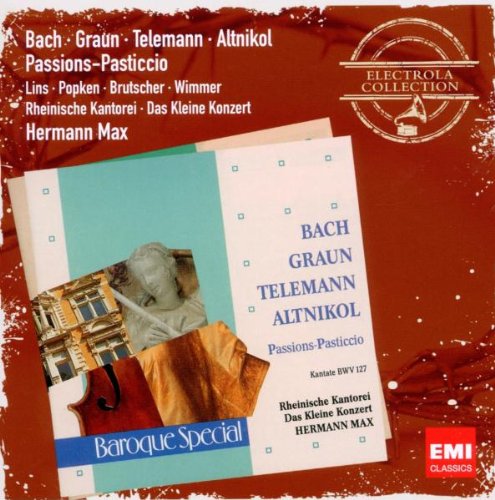 Various - Bach/Graun/Teleman/Passions Pasticcio