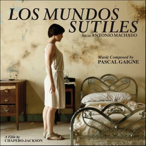 "CD cover featuring a woman in a white dress standing beside a bed."