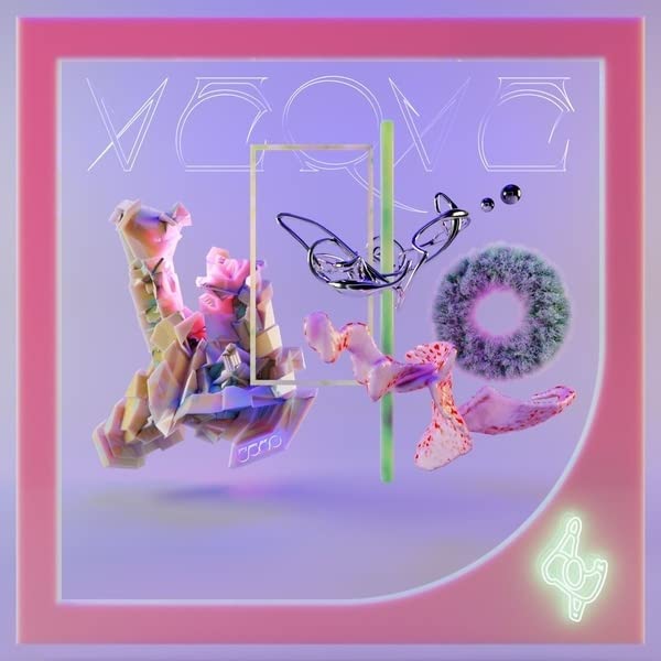 Abstract digital art album cover for Jakojako’s “Verve Ep” vinyl.
