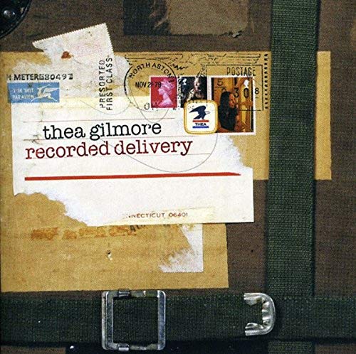 CD cover for Thea Gilmore’s “Recorded Delivery” resembling a mailed envelope.