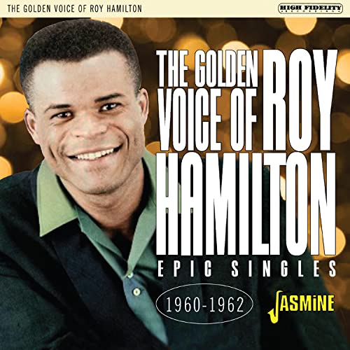 CD cover featuring portrait of Roy Hamilton with golden text, 1960-1962.