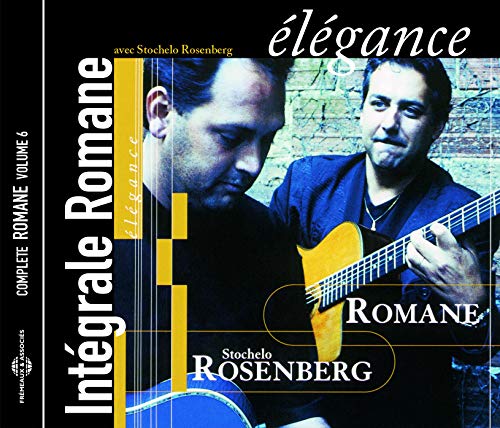 CD cover featuring Rosenberg and Romane, two guitarists in profile.