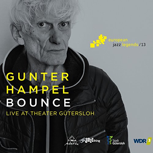 Gunter Hampel album cover featuring a black and white photo of the musician.