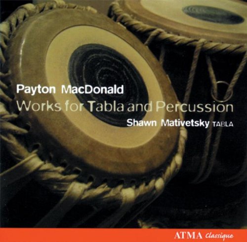 "CD cover featuring two tablas with white text overlay and red banner at the bottom."