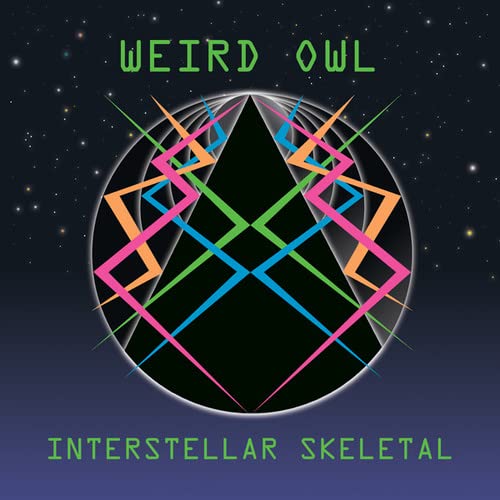 CD cover: dark space background with geometric shapes and text.