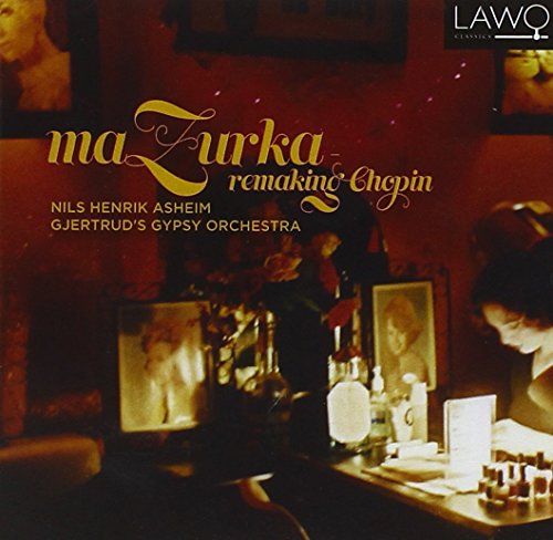 Album cover with a dimly lit red room and a woman at a vanity.