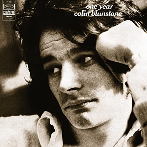 Black and white album cover featuring a portrait of Colin Blunstone.
