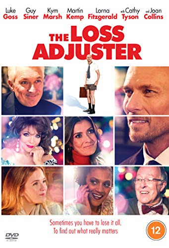 DVD cover for “The Loss Adjuster” featuring a grid of character portraits.