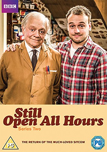 DVD cover featuring two men standing together, smiling, with title and series information.