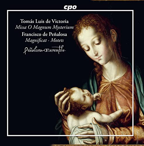 CD cover depicting the Madonna and Child, with text listing composers.