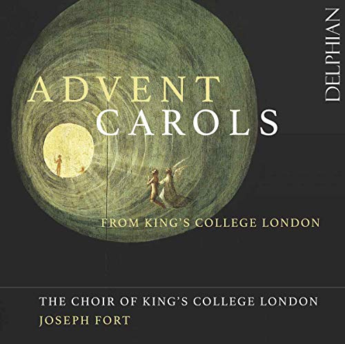 CD cover for "Advent Carols from King’s College London" with figures.