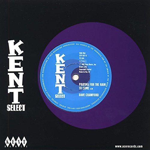 Vinyl record label with blue and white text, Kent Select series.