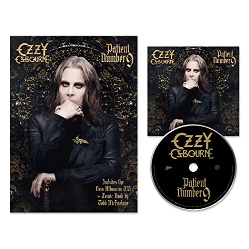 Ozzy Osbourne “Patient Number 9” CD album cover and disc image.