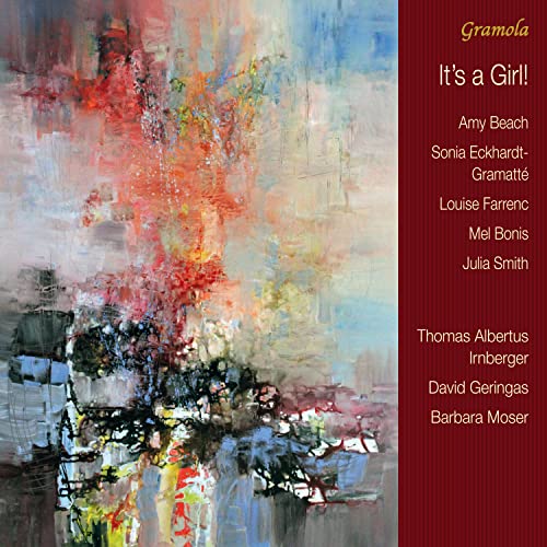 CD cover with abstract painting and composer names listed.