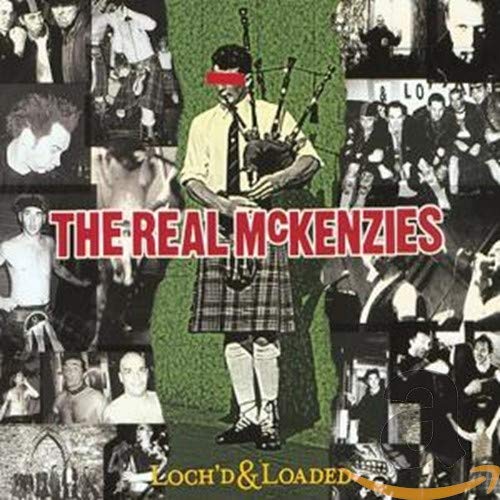 CD case for Real McKenzies’ “Loch’d and Loaded” album, tartan design.
