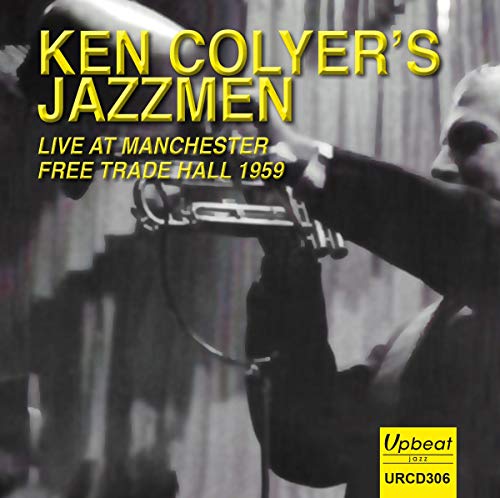 CD cover with black and white trumpet player and yellow text.