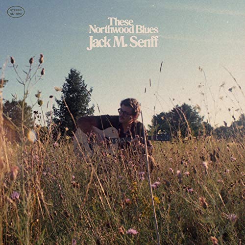 Vinyl album cover: Jack M. Senff amongst tall grass and wildflowers.